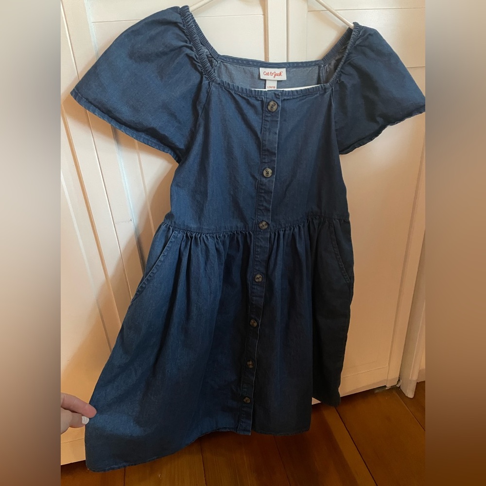 Cat & Jack girls denim dress.